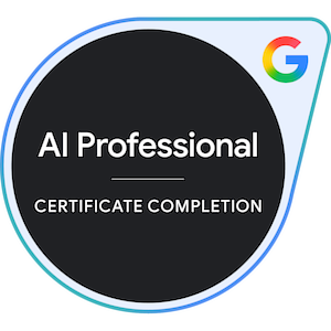 Google AI Professional Certificate